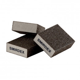Абразивная губка SMIRDEX 920 Medium, 100 × 70 × 25 мм, 4×4, упаковка 240 шт