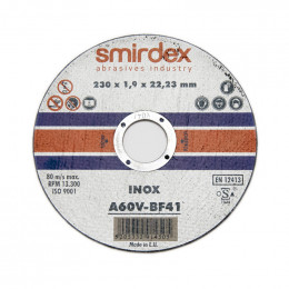 Отрезной круг по металлу SMIRDEX 914, 230 × 1,9 × 22 мм, упаковка 25 шт